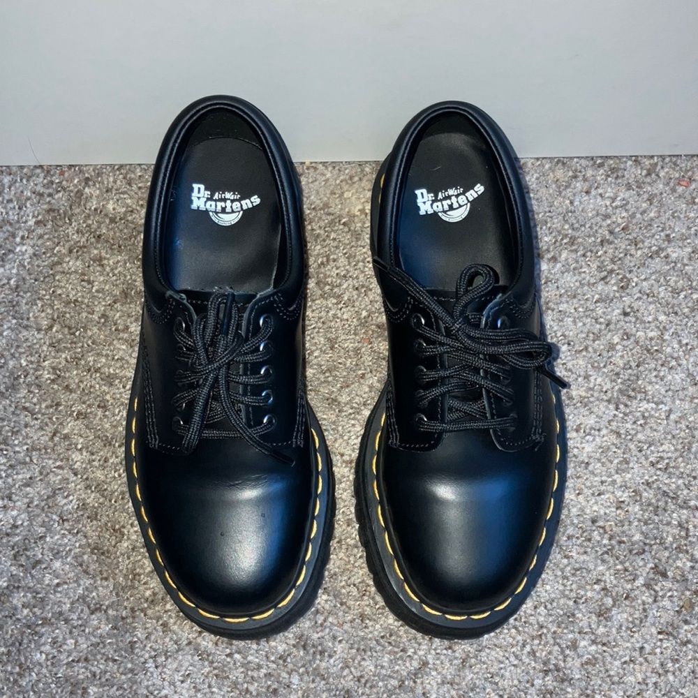 Dr. Martens 8053 Leather Platform Casual Shoes